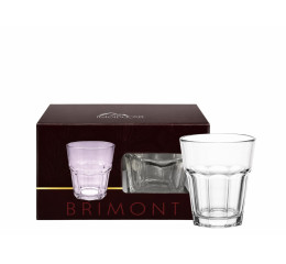 CONJ. DE COPOS BRIMONT BAIXO 300ML C/4PÇS MR336
